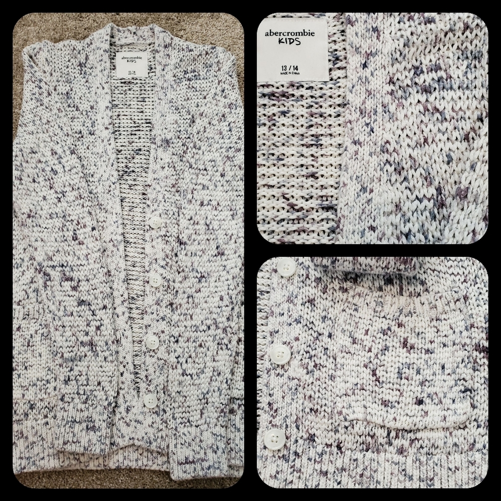 Abercrombie Kids Girls Cardigan